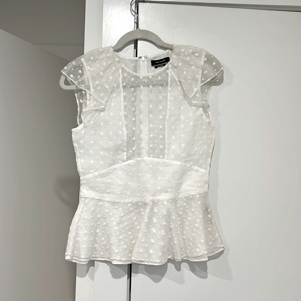 Isabel Marant sheer summer blouse